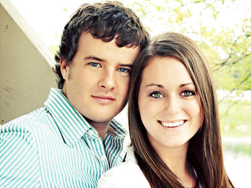 Jared Halley, one of the semifinalists in the MormonTimes.com Summer Showcase, with fiancee Hillary Cluff.