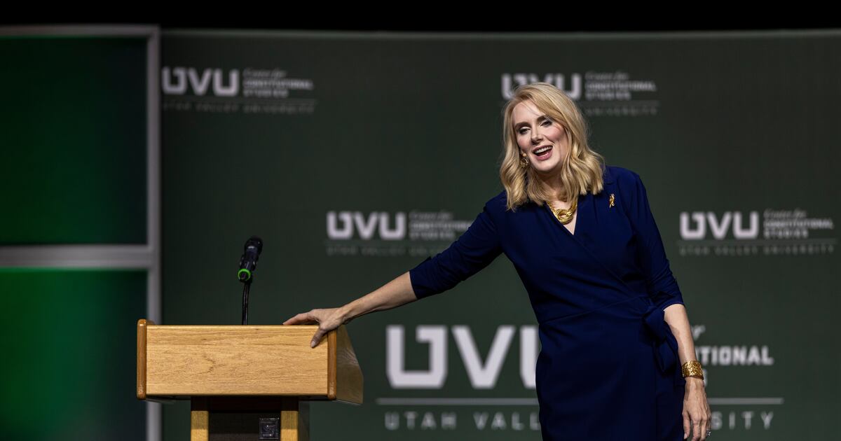 What did ‘America’s government teacher’ Sharon McMahon say at UVU