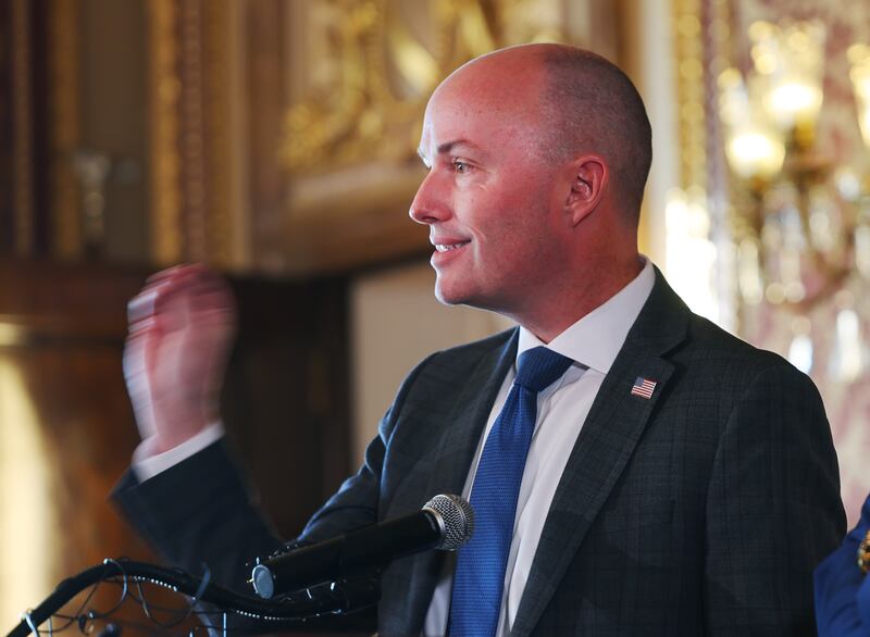 Gov. Spencer Cox announces plans to address the harmful impact social media is having on the mental health of Utah youth.