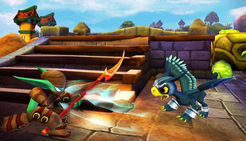 This video game image released by Activision, shows a scene from "Skylanders: Spyro's Adventure." Activision releases quarterly financial results Tuesday, Nov. 8, 2011, after the market close.