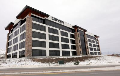 Canopy's headquarters in Lehi are pictured on Wednesday, Jan. 23, 2019.