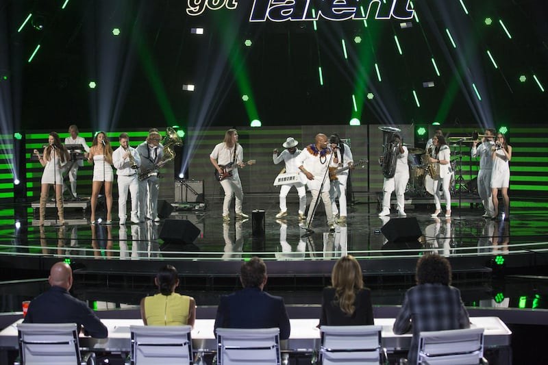 Alex Boye appears on "America's Got Talent."