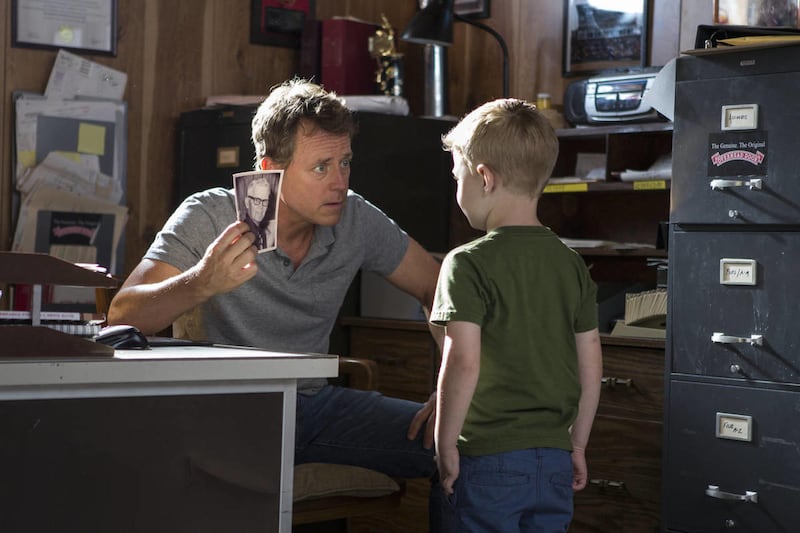 Todd (Greg Kinnear) and Colton (Connor Corum) in "Heaven is for Real."