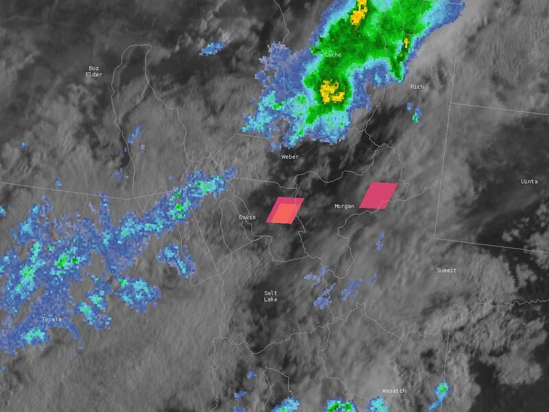 The National Weather Service Salt Lake City bolstered the meteor theory with flashes appearing on its maps not associated with a thunderstorm.