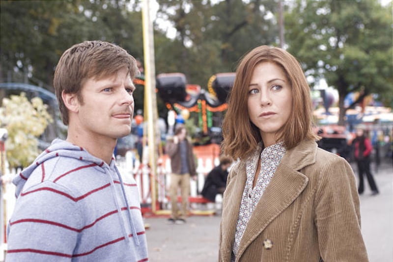 Steve Zahn stars as Mike, a 30-something who lives with his parents, and Jennifer Aniston plays Sue in "Management."
