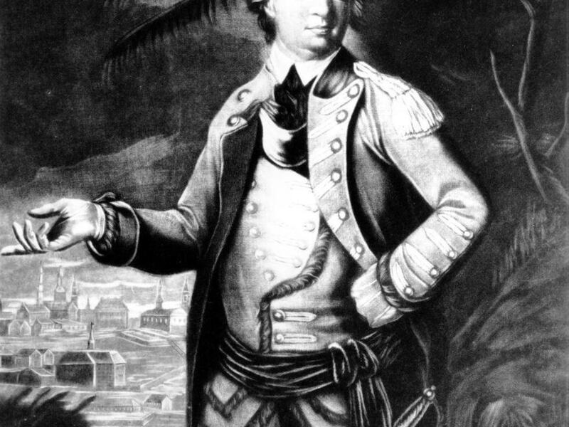 This undated sketch portrait of Gen. Benedict Arnold by an unknown artist was provided by the Library of Congress.