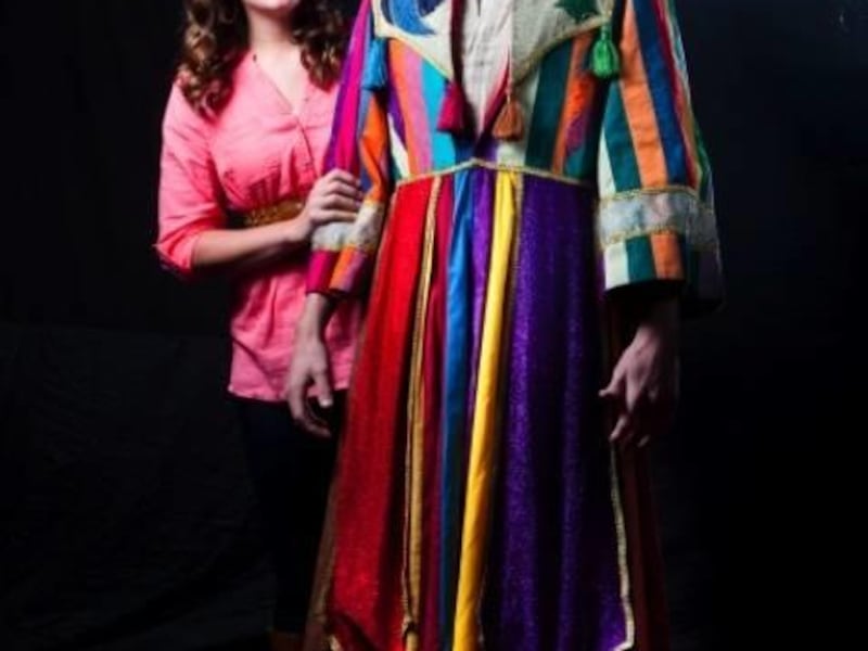Whitney Davis is the narrator and Derek Davis is Joseph in Pickleville Playhouse's show.