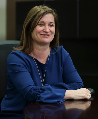 Newly elected Salt Lake County Mayor Jenny Wilson is pictured during an interview in her office in the Salt Lake County Government Center on Thursday, March 28, 2019.