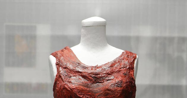 who designed the meat dress Lady Gaga's meat dress still exists and this is what it looks like