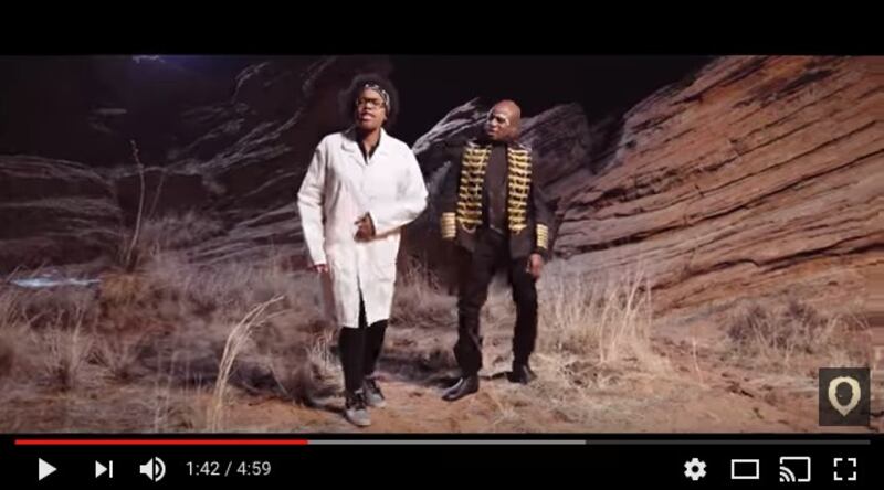 Alex Boye performs with students from Dixie State University in "A Million Dreams (The Greatest 'African' Showman)."