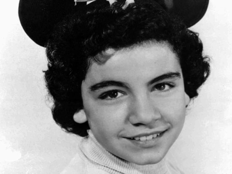 A 1955 file photo of Annette Funicello, a "Mouseketeer" on Walt Disney's TV series the "Mickey Mouse Club." The original superstar Mouseketeer, she was the picture of wholesome adorableness during the show's primary run in the 1950s, and she's maintained