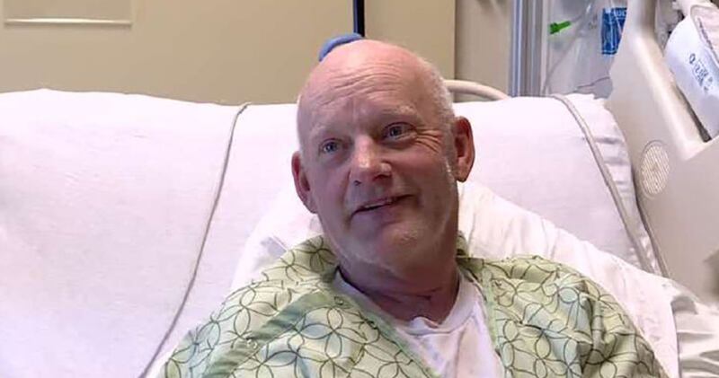 Lee Francis, 65, talks about being attacked by a grizzly bear last Friday in the Rock Creek area of the Sawtooth Mountains.