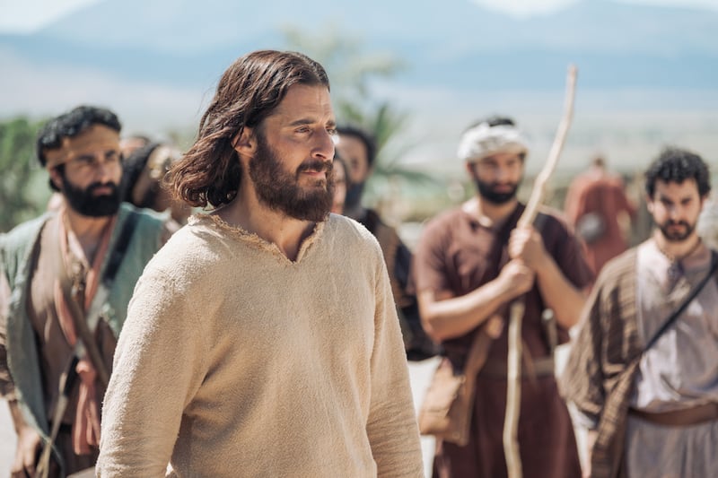 Still of Jonathan Roumie from Season 4 of “The Chosen.”