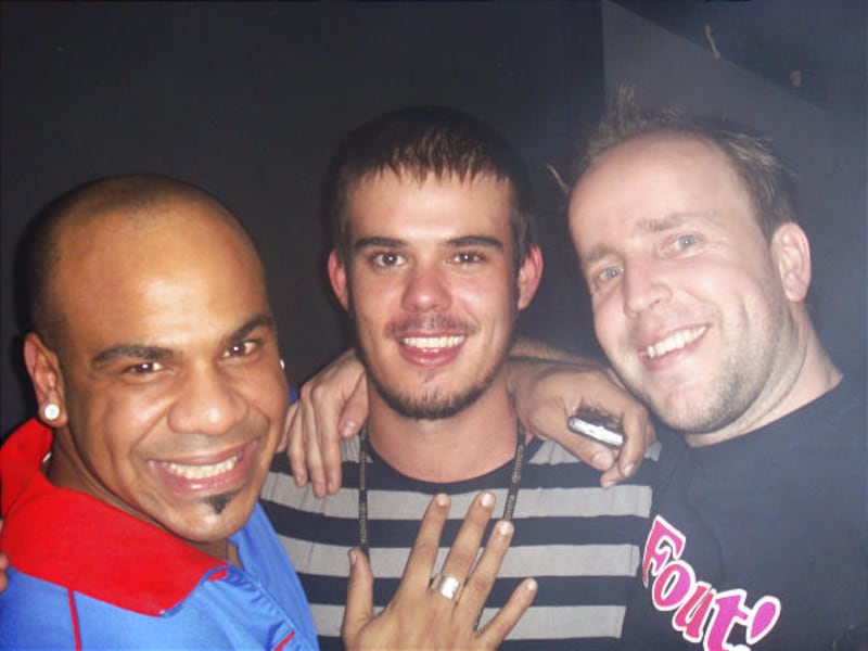 Hidden cameras reportedly show Joran Van der Sloot, center, saying he asked friend to dispose of American Natalee Holloway.