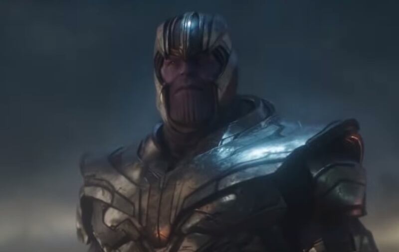 Thanos appears in "Avengers: Endgame."