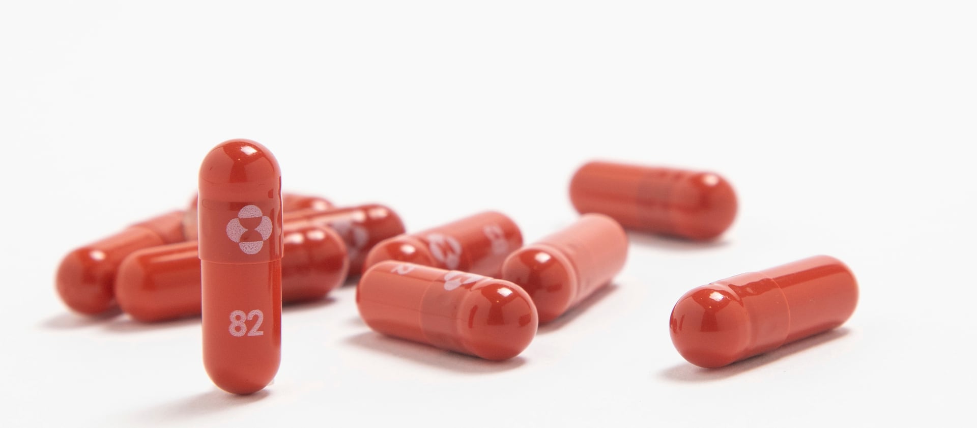 This undated image provided by Merck & Co. shows their new antiviral medication.