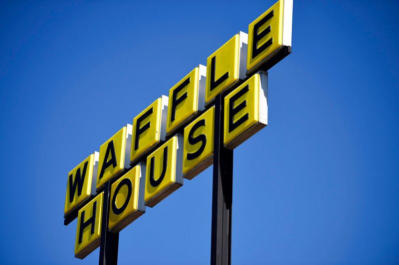 A Waffle House restaurant in Kennesaw, Ga.