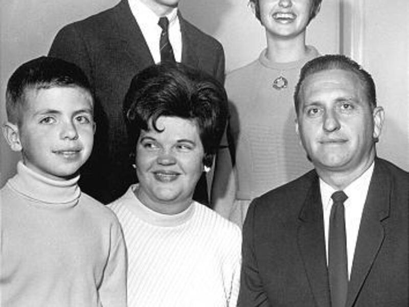 President Monson with his wife, Frances, and their three children: Clark, Tom and Ann.
