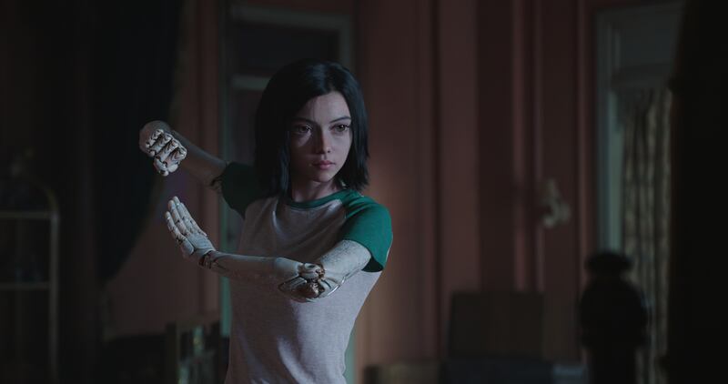Rosa Salazar stars as Alita in “Alita: Battle Angel."