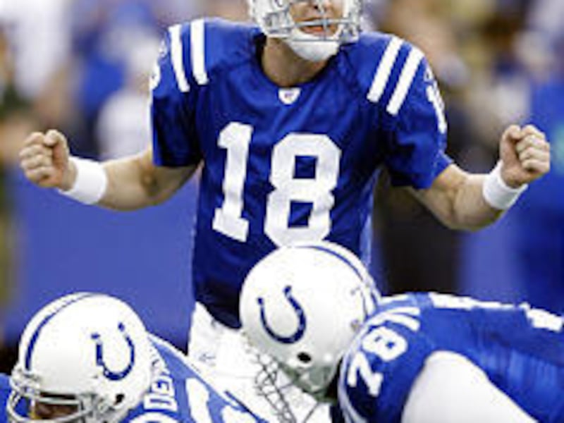 Indianapolis Colts quarterback Peyton Manning, for the second straight season, is the NFL's MVP.