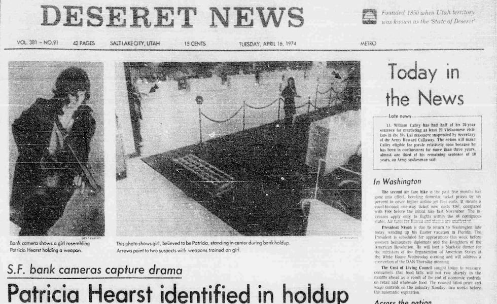 Patricia Hearst Captured by FBI After 19 Months