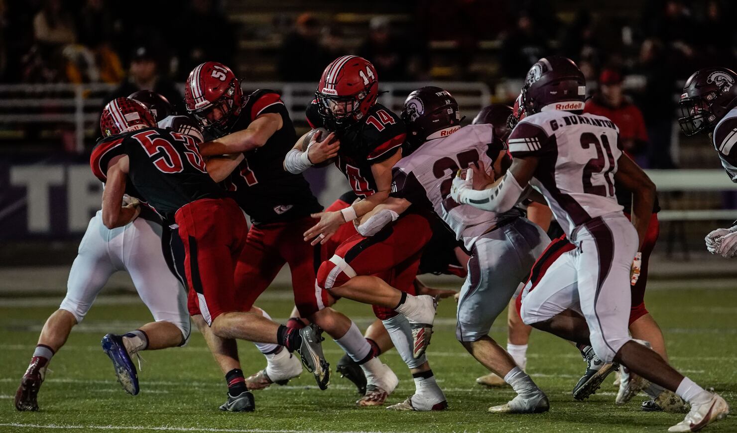 High school football Grantsville edges for 3A state title