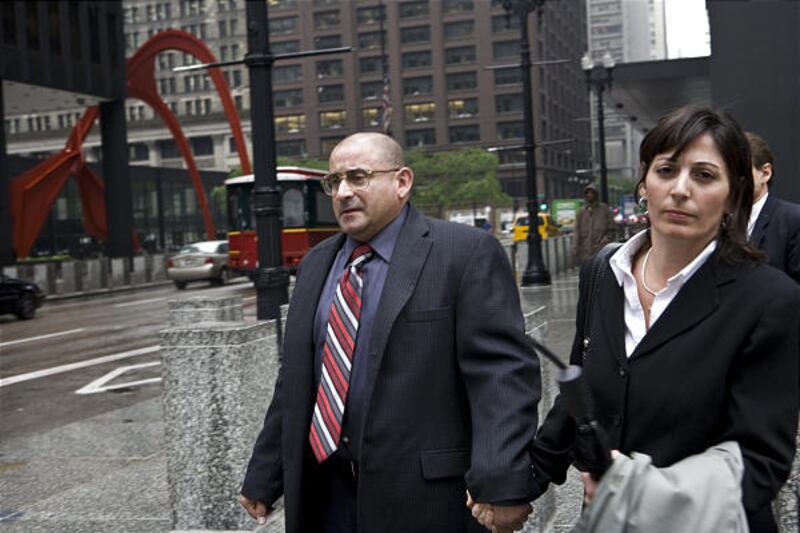 William Cozzi, 51, leaves the Dirksen Federal Courthouse in Chicago after sentencing on Thursday.