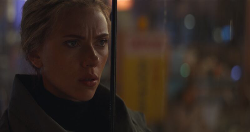 Black Widow/Natasha Romanoff (Scarlett Johansson) appears in “Avengers: Endgame.”