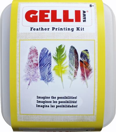 Gelli Feather Printing Kit