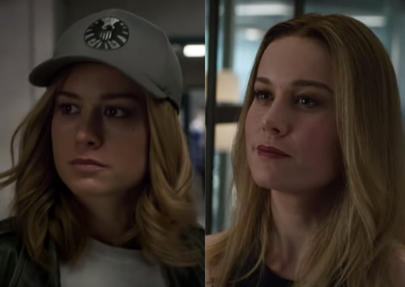 At the “Avengers: Endgame” press junket last week, Russo told iO9 that though he and his brother Anthony offer suggestions for their actors, the actors usually choose their characters’ looks themselves, and Captain Marvel’s “Endgame” look was largely Lars