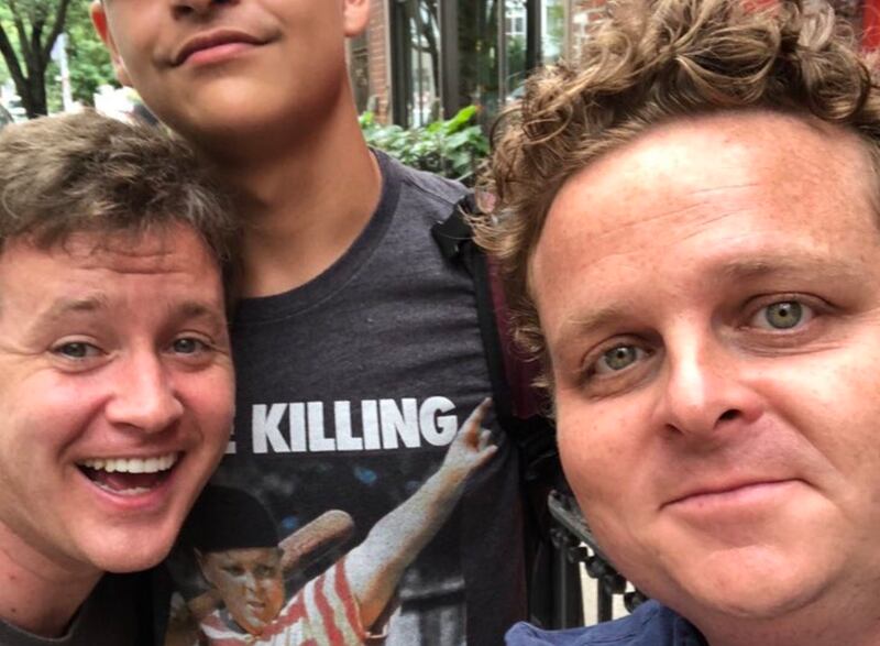 Patrick Renna saw a man walking down the street with a t-shirt from “The Sandlot.”