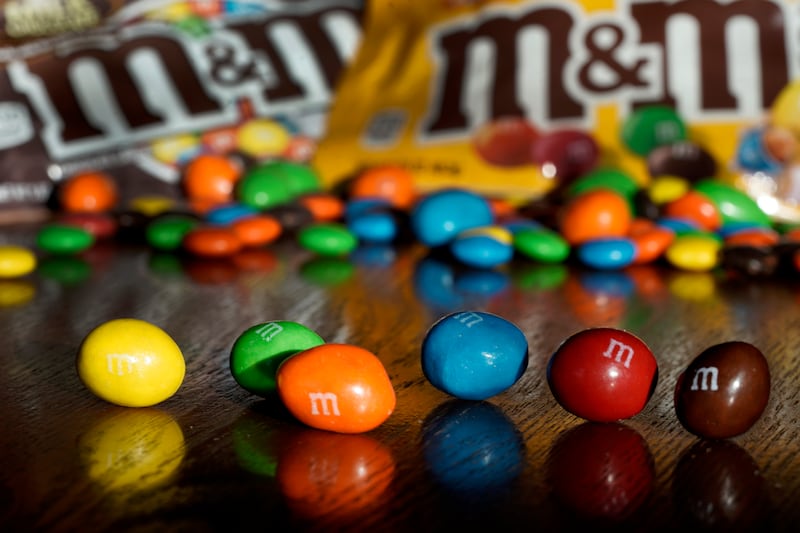 M&M’s candy is seen in Overland Park, Kan.