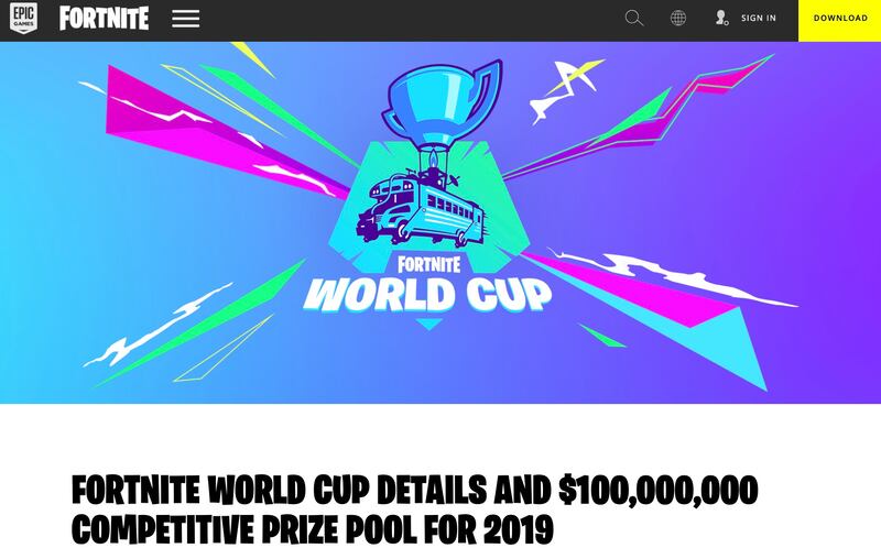 Epic Games announced Friday that it will host the “Fortnite” World Cup later this spring.
