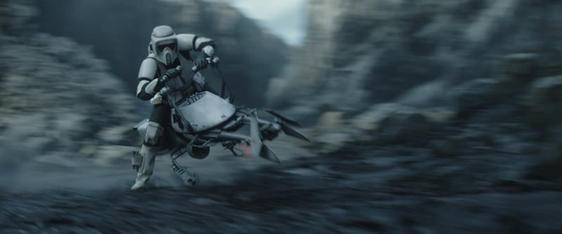A stormtrooper appears in ‘The Mandalorian’ season two.
