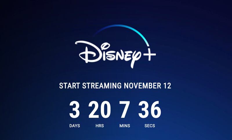One look at Marvel.com’s Disney Plus page shows a countdown clock to the launch of Disney Plus. If you trace the time, it would bring you to 7 a.m. MT (9 p.m. ET) on Tuesday.