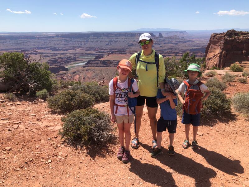 Amy Choate-Nielsen recently took her family camping to dive into summer.