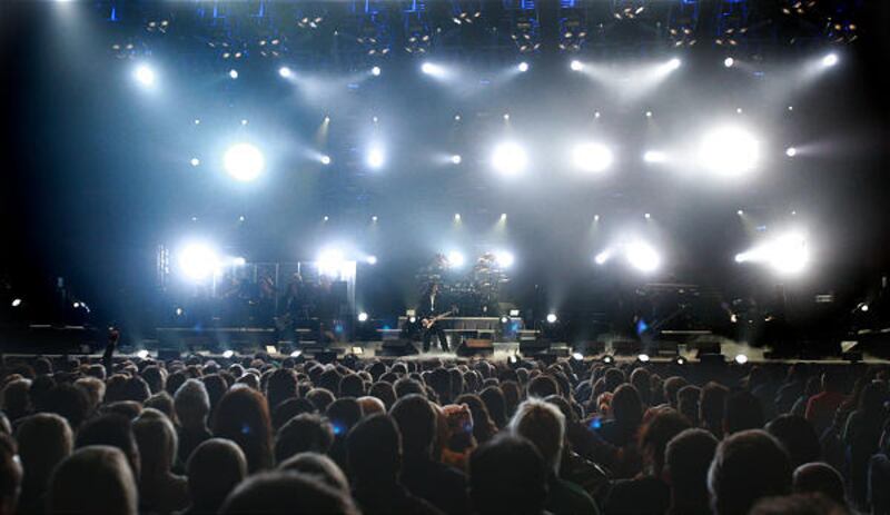 A TSO show is as much a laser-light extravaganza as a concert.