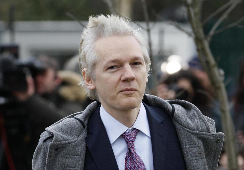 FILE - The Feb. 7, 2011 file photo shows WikiLeaks founder Julian Assange arriving at Belmarsh Magistrates' Court in London. WikiLeaks' self-described main financial backer supported the organization through donations totaling euro 402,000 (US$ 585,000) l