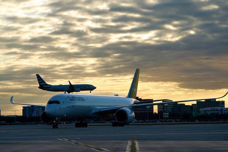 A flight from Munich, Germany, arrives in Miami.