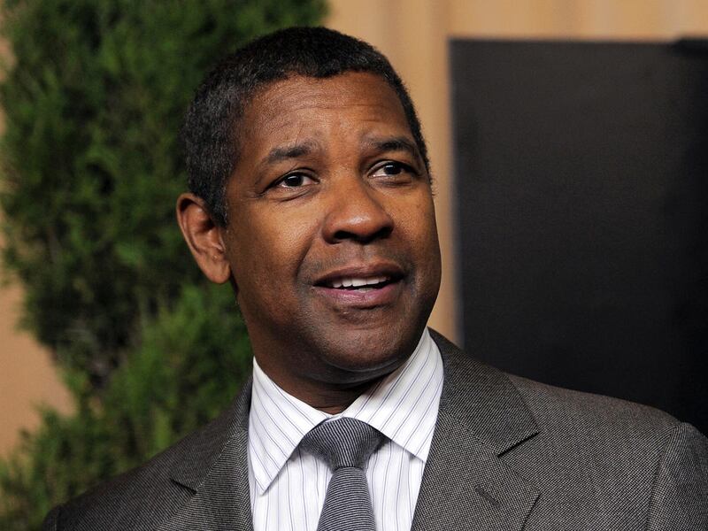 FILE - In this Feb. 4, 2013 file photo, actor Denzel Washington, nominated for best actor in a leading role for "Flight," arrives at the 85th Academy Awards Nominees Luncheon in Beverly Hills, Calif. Diahann Carroll and Denzel Washington will play mother