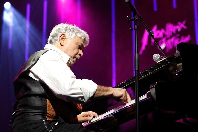 Jamaican jazz pianist, Monty Alexander & Harlem Kingston Express perfom on the Stravinski Hall stage at the 43rd Montreux Jazz Festival, in Montreux, Switzerland, Friday, July 10, 2009.
