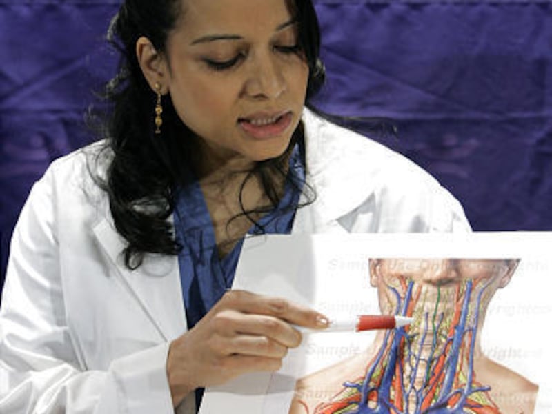 Dr. Sonya Noor describes the injury to Richard Zednik, who on Tuesday was upgraded to good condition.