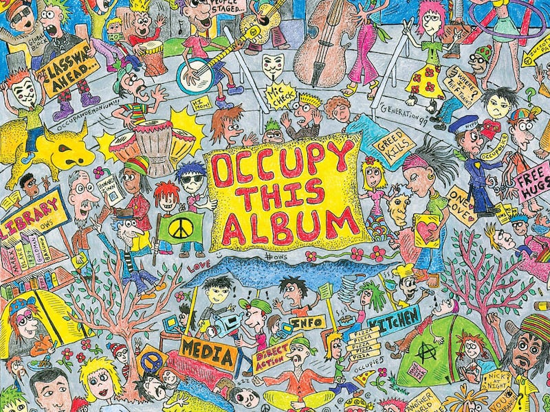 In this CD cover image released by Razor & Tie Entertainment, "Occupy This Album," a 4-disc compilation of various artist, is shown.
