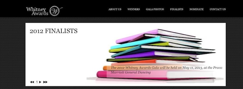 Thirty-eight Mormon novelists have been nominated as finalists in eight categories for the 2012 Whitney Awards.