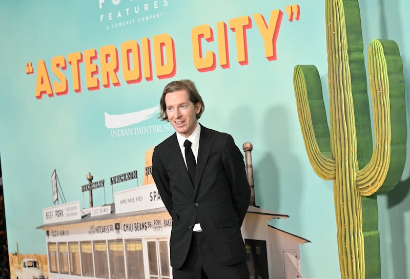 Wes Anderson attends the premiere of “Asteroid City” at Alice Tully Hall in New York.