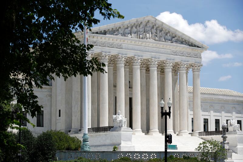 The Supreme Court is seen on Capitol Hill in Washington.