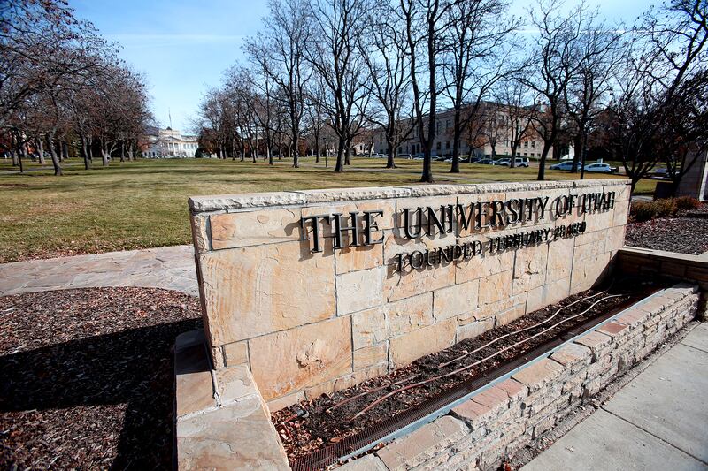 The University of Utah in Salt Lake City is pictured on Nov. 18, 2019.