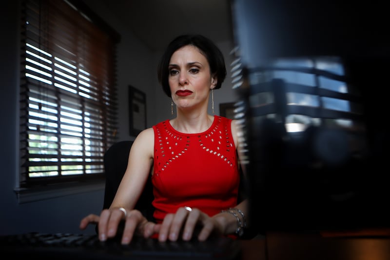 Fraidy Reiss is the founder and Executive Director of Unchained at Last, an organization dedicated to helping people being forced into marriage before the age of 18, is pictured in her office Thursday, July 5, 2018. They are also a lobbying group trying t