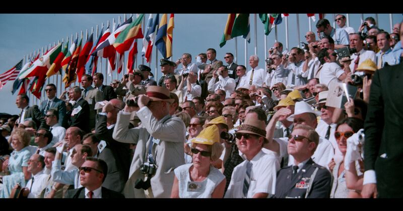 A scene from the documentary film "Apollo 11."