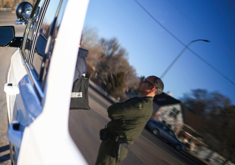 Utah County sheriff's deputy Greg Sherwood reflects on the five-year anniversary of his shooting in Santaquin on Thursday, Jan. 31, 2019. The same chain of events left Utah County Sheriff's Sgt. Cory Wride dead.